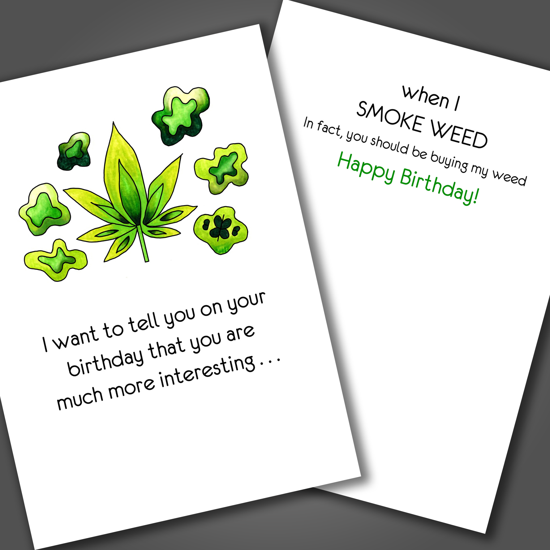 pothead birthday cards Buy My Weed, Birthday Card – Offensive Occasions