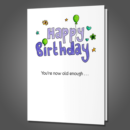 Non-Stop Medical Problems, Birthday Card