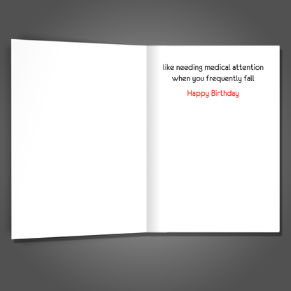 Frequently Falling, Birthday Card