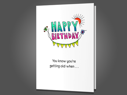 Bathroom Break Sex, Birthday Card