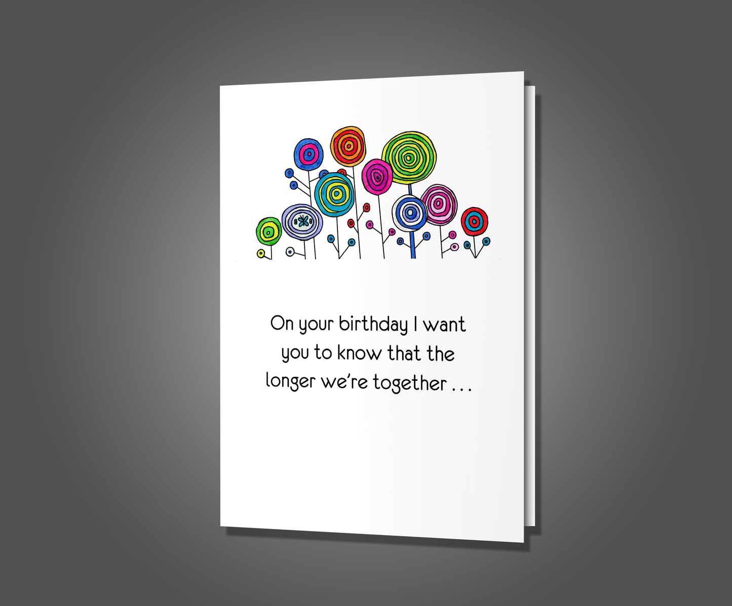 I See Why Your Ex Bailed, Birthday Card For Partner