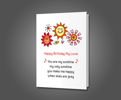 Watch Your Body Decay, Birthday Card
