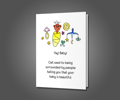 Ugly Baby, New Baby Card