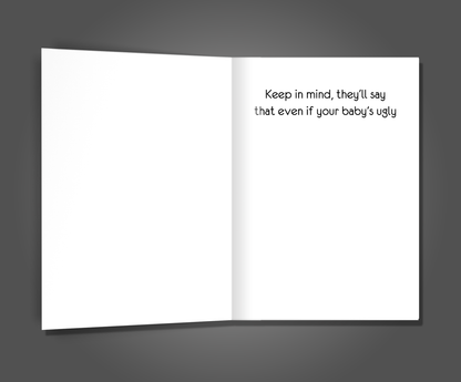 Ugly Baby, New Baby Card
