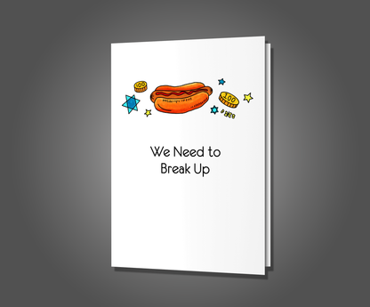 Kosher Dick, Divorce or Breakup Card