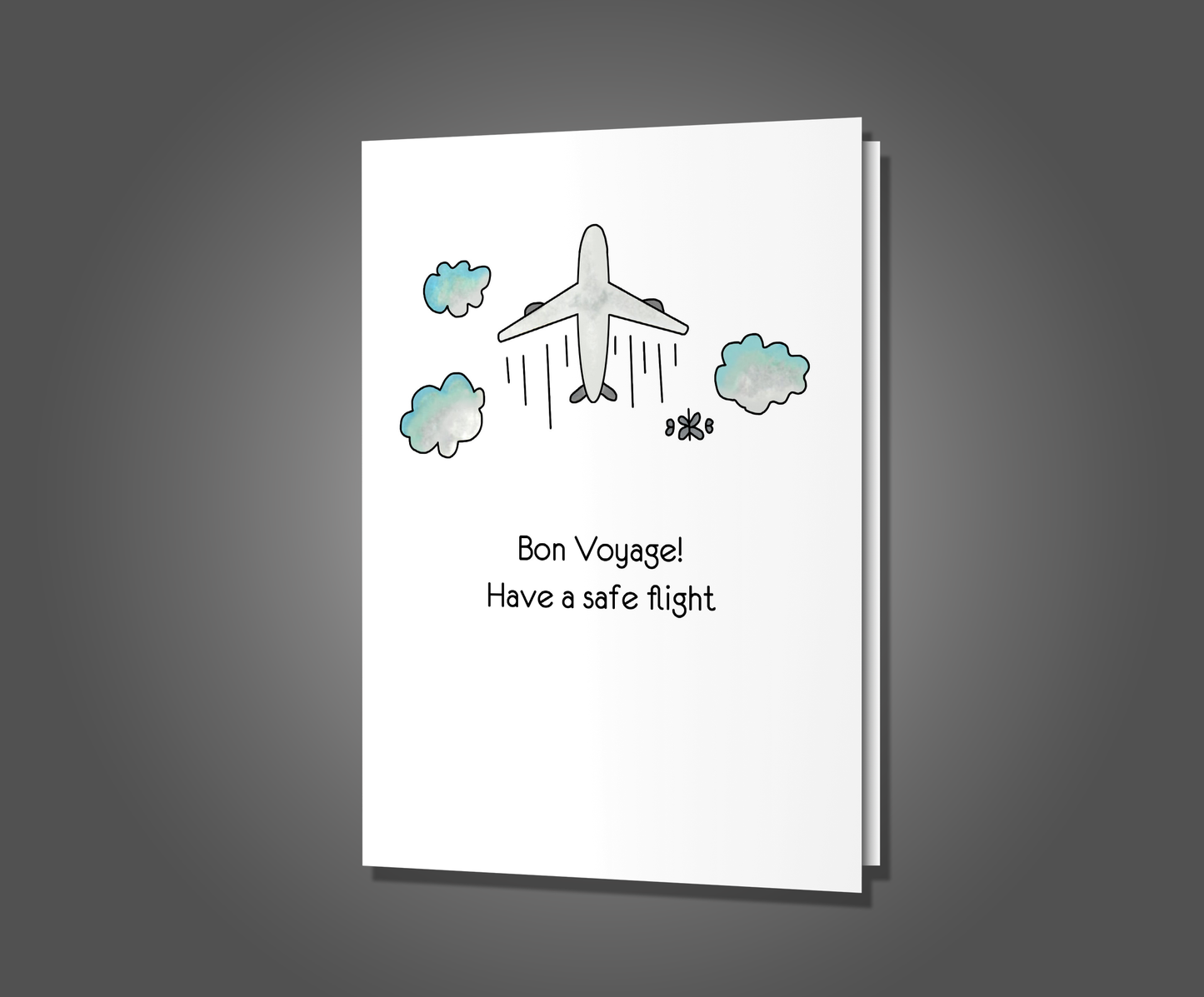 Plane Crash, Bon Voyage Card