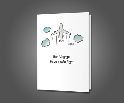 Plane Crash, Bon Voyage Card