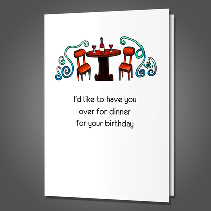 You Don't Taste Good, Birthday Card