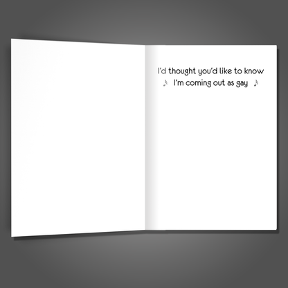 Coming Out Gay, Christmas Card