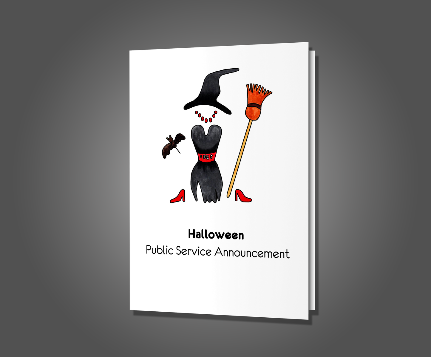 One Size Fits All, Halloween Card