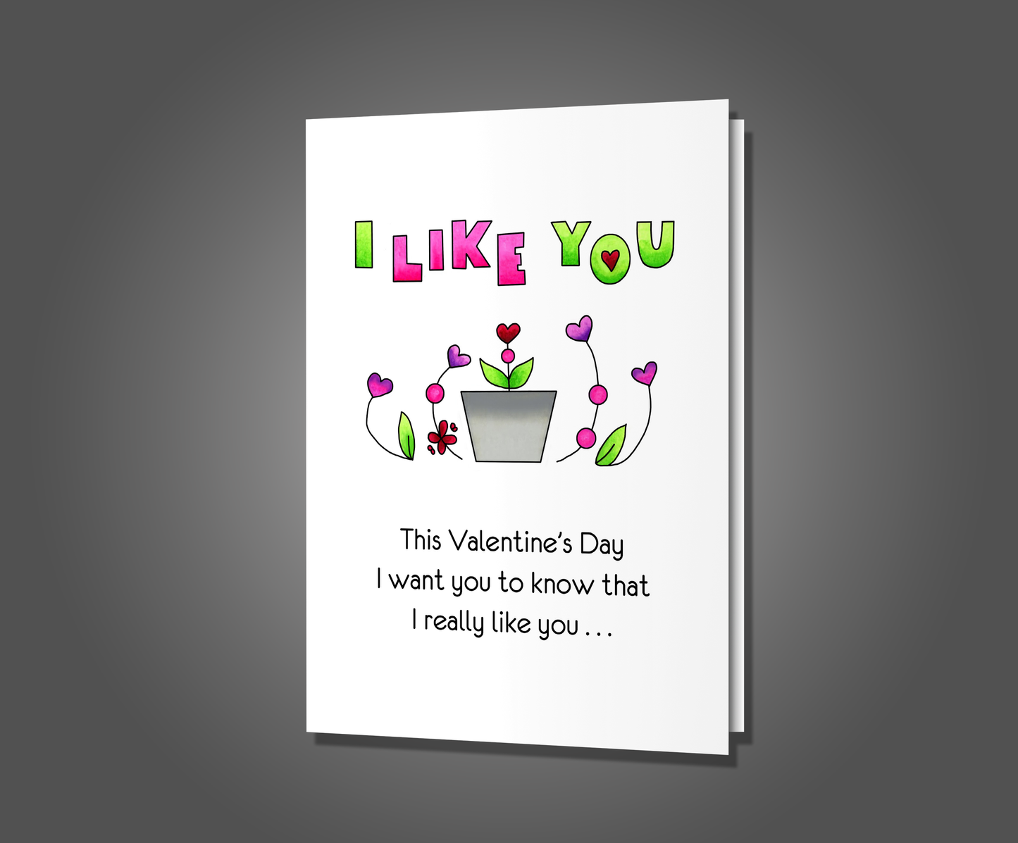 Don't Like Your Kids, Valentine's Day Card